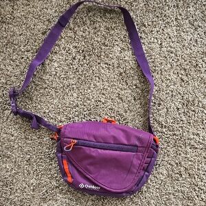 Purple and Orange Outdoor Products Bag
